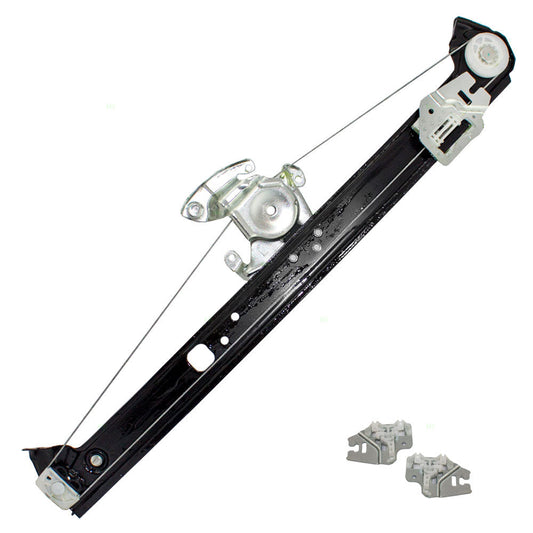 Drivers Rear Power Window Lift Regulator & Repair Guide Clips Compatible with 2000-2006 X5 51357125059 51337020659