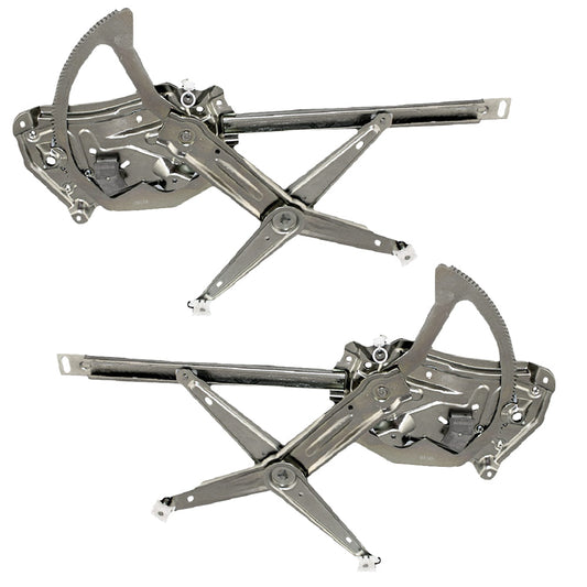 Driver and Passenger Front Power Window Lift Regulators Compatible with 1992-1999 3 Series Coupe Convertible 51331977579 51331977580