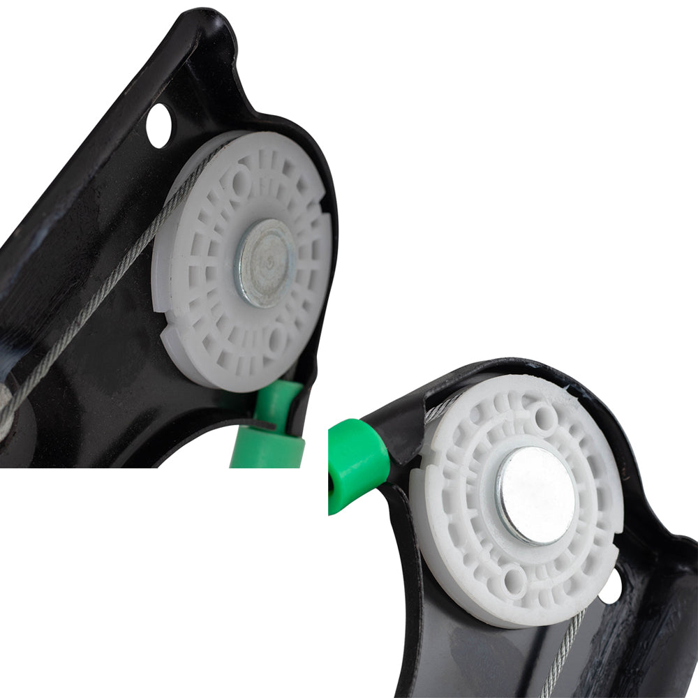 4 Pc Set Power Window Regulators Compatible with 04-10 X3