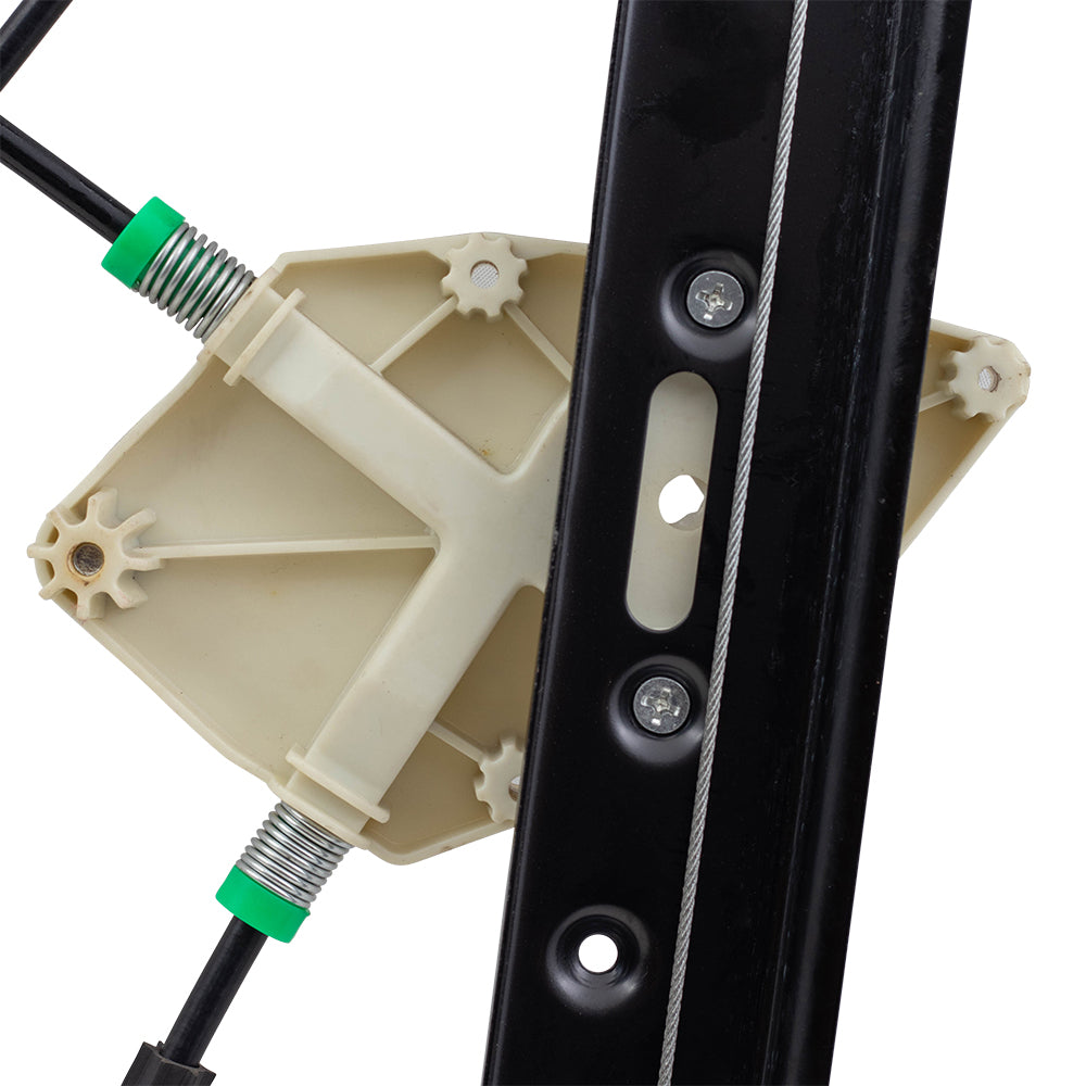 Driver and Passenger Front Power Window Lift Regulators Compatible with 2004-2010 X3 SUV 51333448249 51333448250