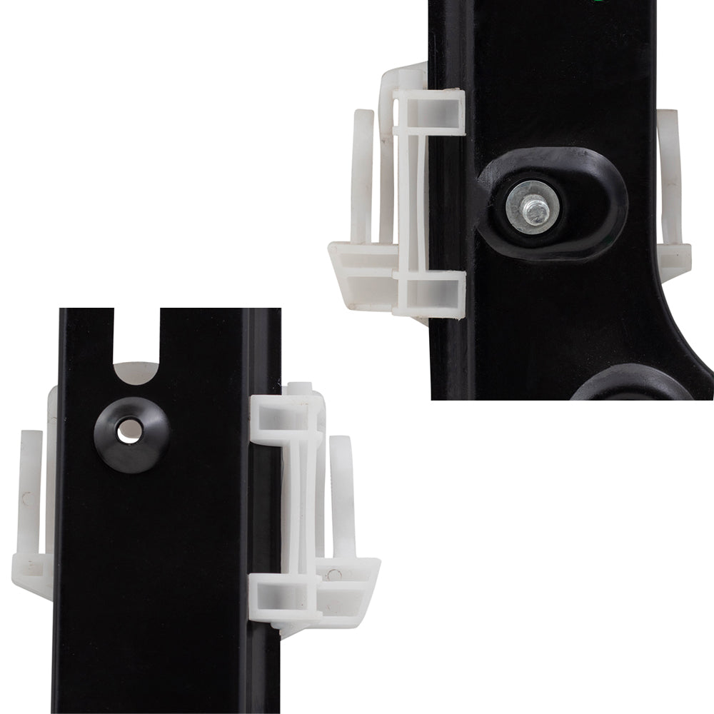 Front and Rear Passengers Side Set Power Window Regulators Compatible with 04-10 X3