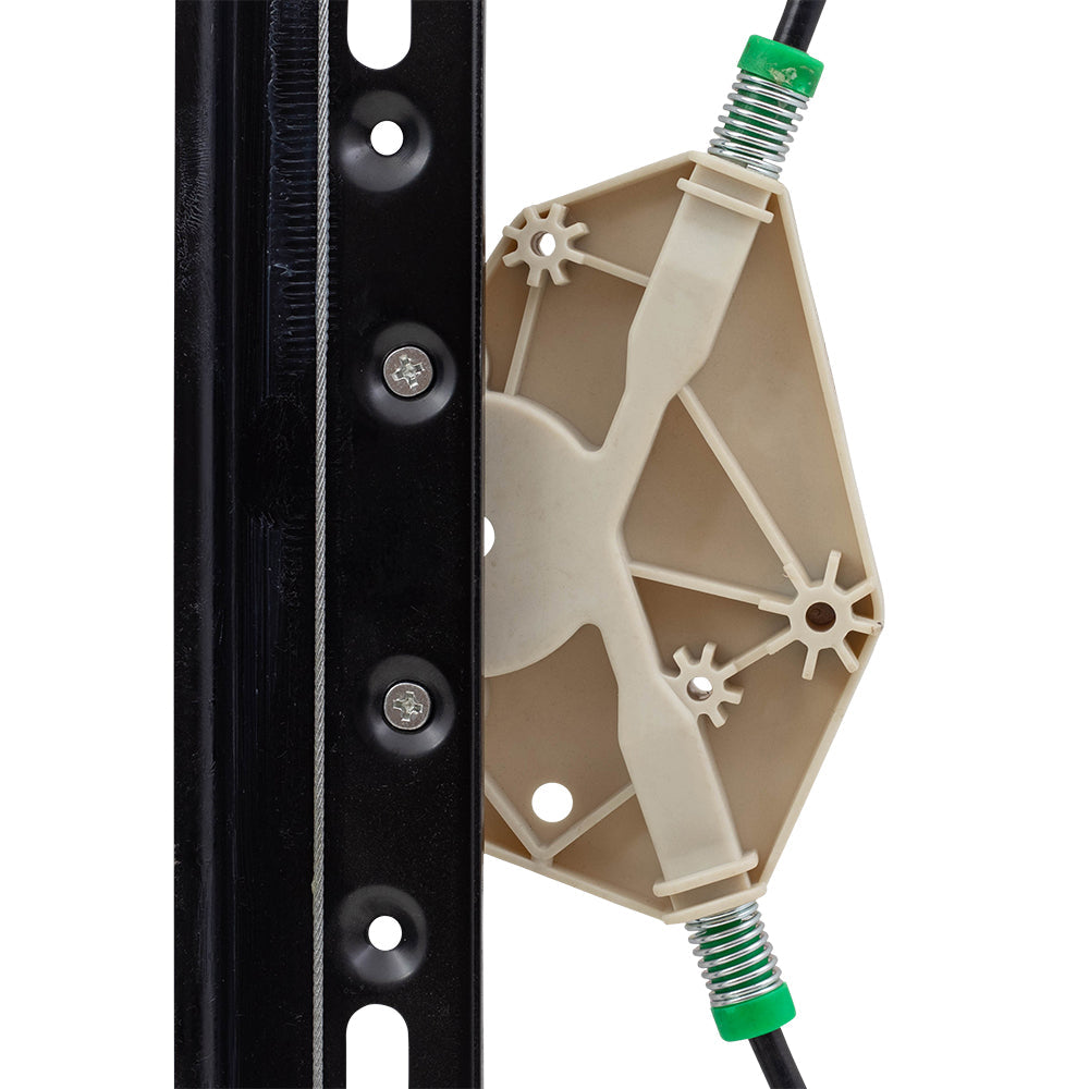 Driver and Passenger Rear Power Window Lift Regulators Compatible with 2004-2010 X3 51353448251 51353448252