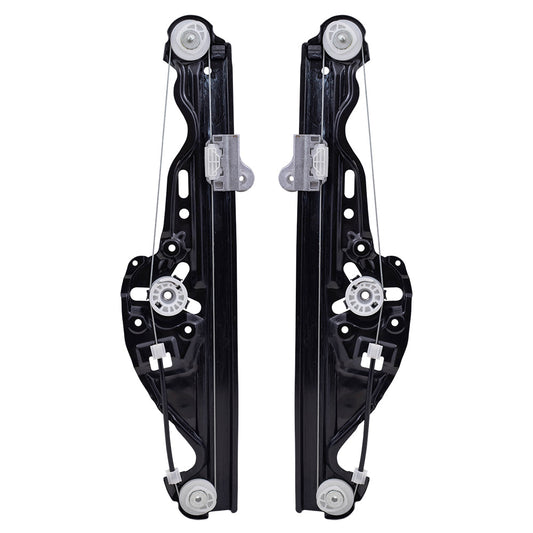 Driver and Passenger Rear Power Window Lift Regulators Compatible with 2004-2010 5 Series 2006-2010 M5 51357184745 51357184746