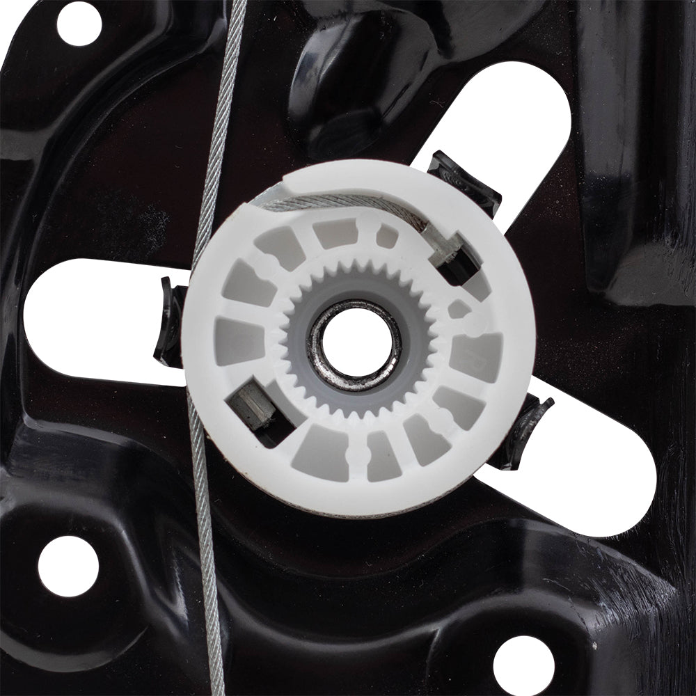 Passengers Rear Power Window Lift Regulator Compatible with 2004-2010 5 Series 2006-2010 M5 51357075674