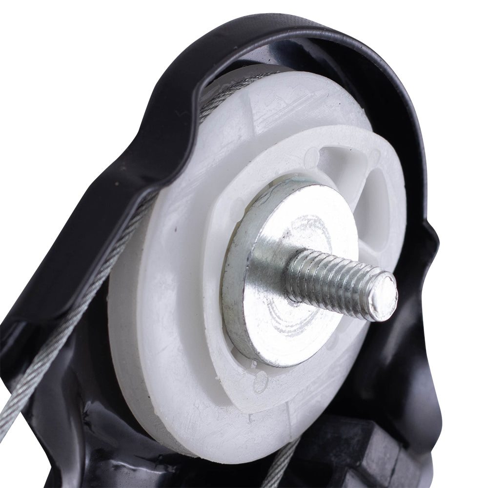 Passengers Rear Power Window Lift Regulator Compatible with 2004-2010 5 Series 2006-2010 M5 51357075674