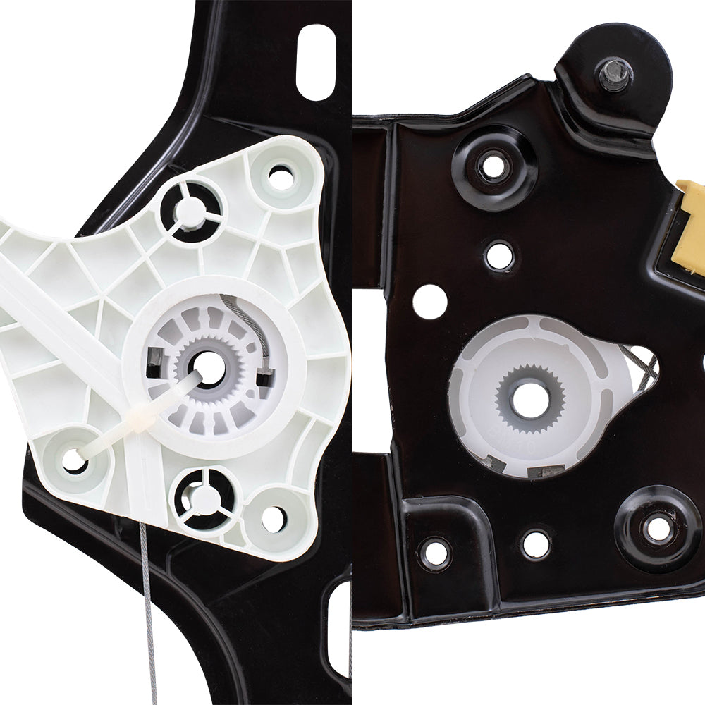 Front and Rear Driver and Passenger Side Power Window Regulators Without Motor 4 Piece Set Compatible with 2006-2011 3 Series Sedan E90 06-12 3 Series Wagon E91 08-11 M3 Sedan 390