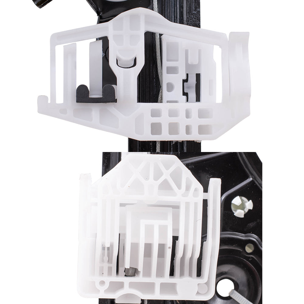 Front and Rear Driver and Passenger Side Power Window Regulators Without Motor 4 Piece Set Compatible with 2006-2011 3 Series Sedan E90 06-12 3 Series Wagon E91 08-11 M3 Sedan 390