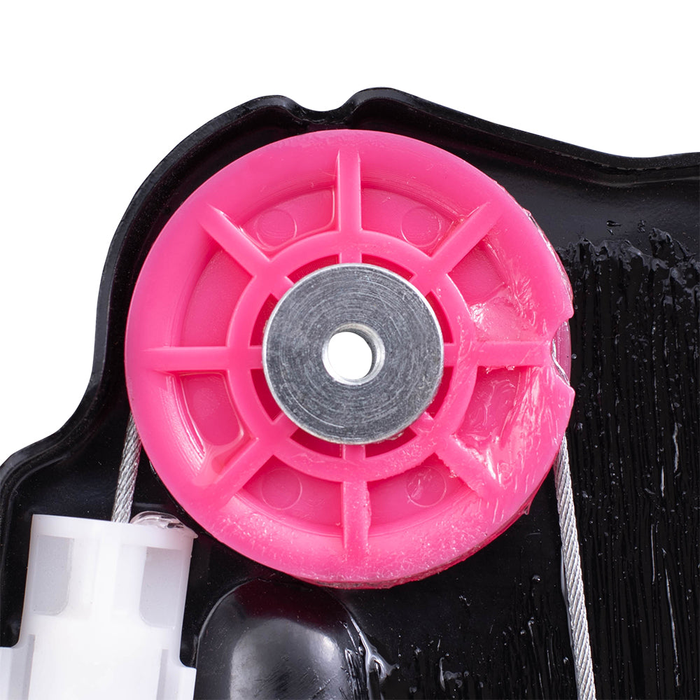 Pair Set Rear Power Window Lift Regulators Compatible with 2003-2007 9-3 12793730 12793731