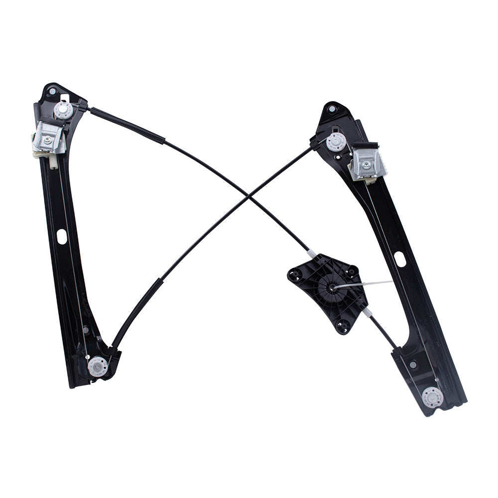 Front Driver and Passenger Side Power Window Regulators without Motor Comaptible with 2011-2018 A6 Sedan 2013-2016 A6 Hybrid 2012-2018 GLI