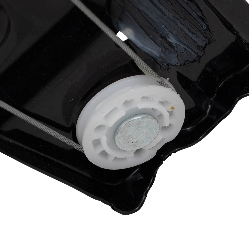 Front Driver and Passenger Side Power Window Regulators without Motor Comaptible with 2011-2018 A6 Sedan 2013-2016 A6 Hybrid 2012-2018 GLI