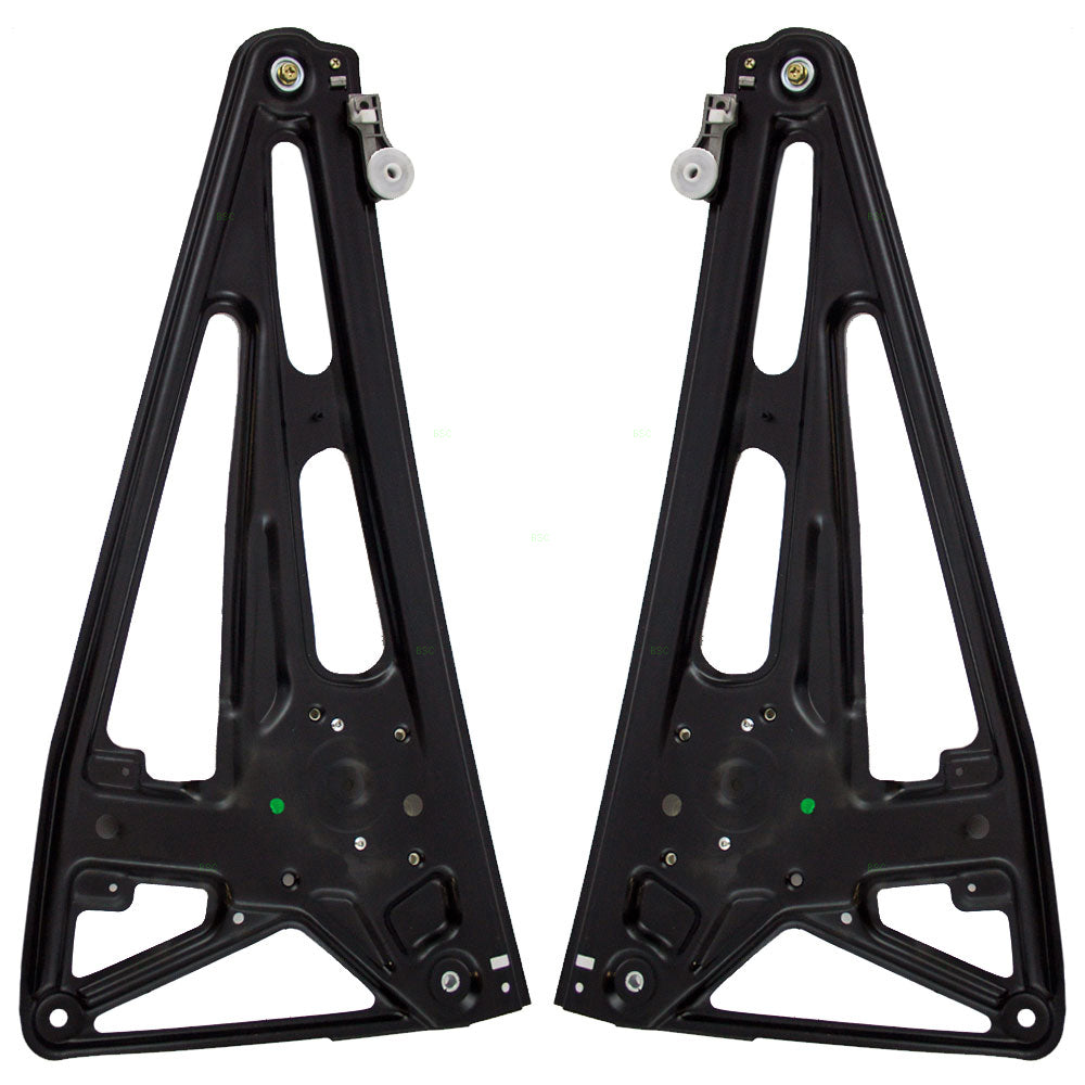 Driver and Passenger Rear Power Window Lift Regulators Compatible with 1997-2001 7 Series 51358125203 51 358125204
