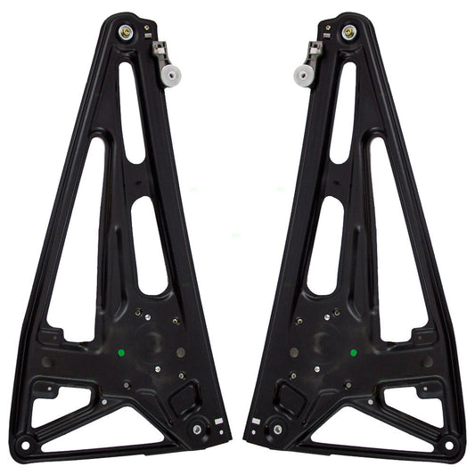 Driver and Passenger Rear Power Window Lift Regulators Compatible with 1997-2001 7 Series 51358125203 51 358125204