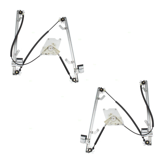Power Window Regulators Set fits 2002-2017 Mercedes-Benz G-Class W463 Front Pair