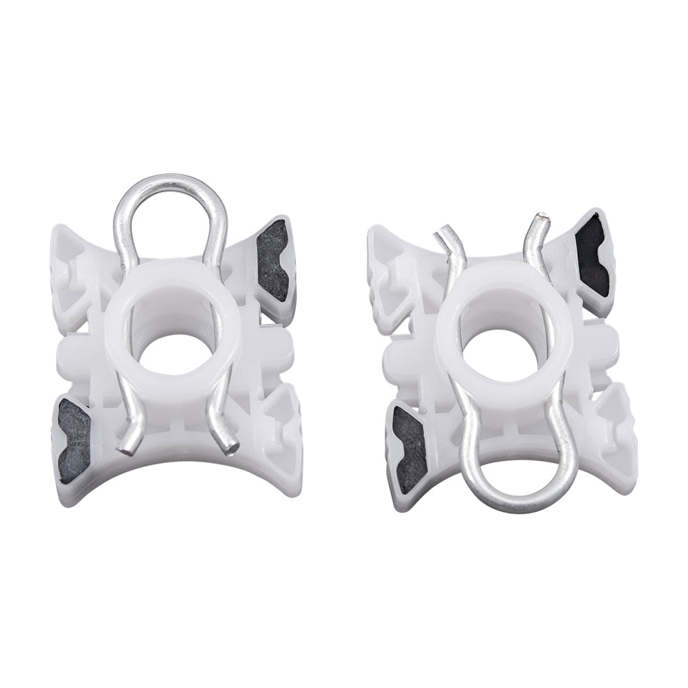 Set of Two Window Lift Regulator Sliding Pivot Clips Compatible with 88-08 M3 M5 Z3 Z4 7 Series 3 Series 5 Series 51321938884