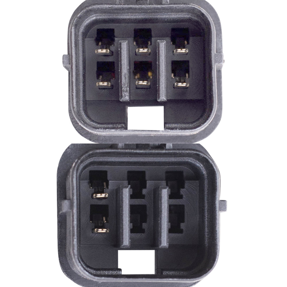 Driver and Passenger Side Power Window Regulators with Motor 4 Piece Set Compatible with 2008-2011 Lancer 08-11 Lancer Evolution Built to 2/11 10-11 Lancer Sportback Built to 2/11