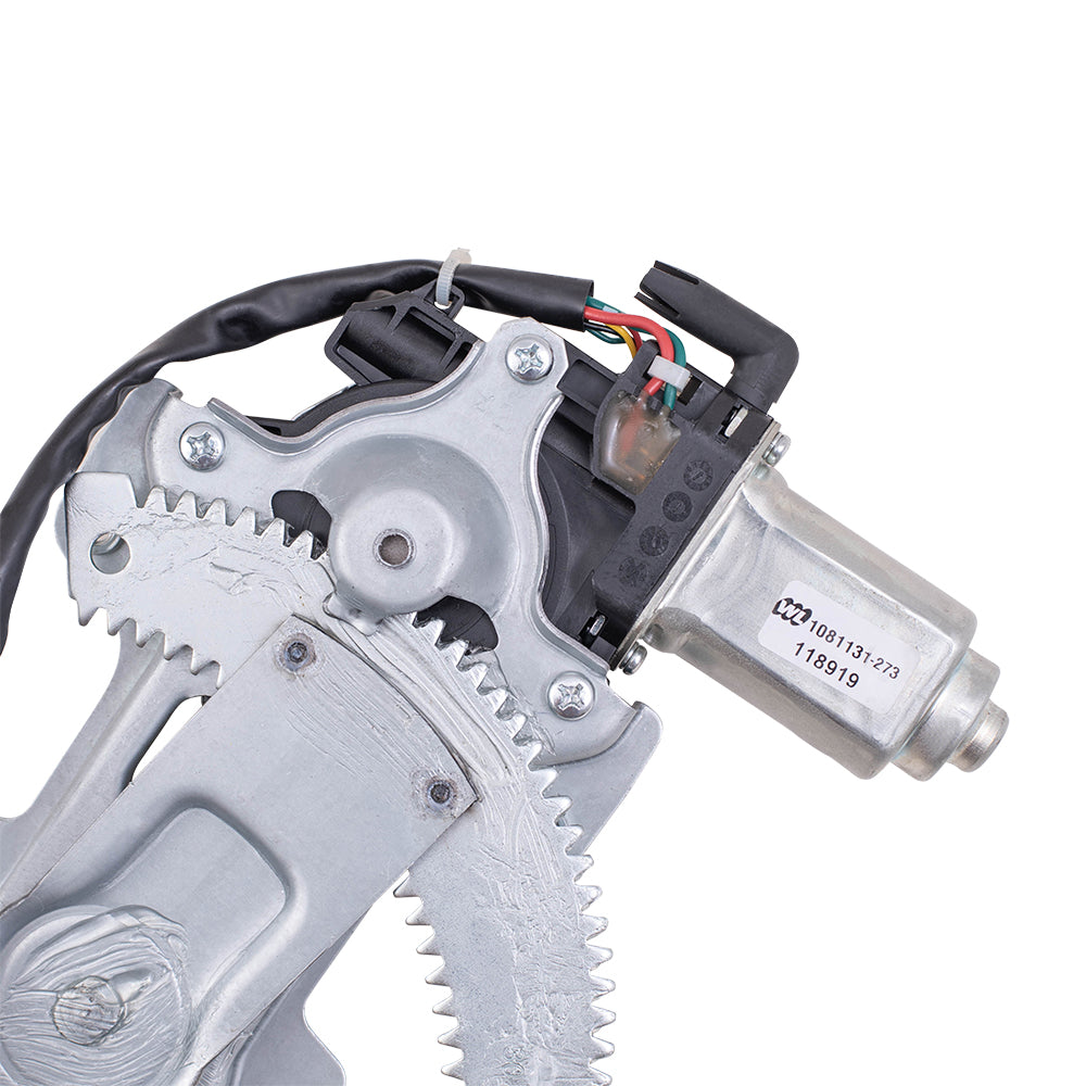 08-11 Mitsubishi Lancer Set Front Power Window Regulators w/Motors Assemblies