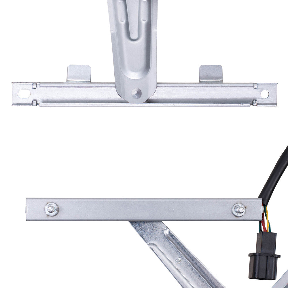 Front & Rear Passenger Side Power Window Regulators W/Motor Set Compatible with 2008-11 Lancer Built to 2/11 08-11 Lancer Evolution Built to 2/11 10-11 Lancer Sportback Built to 2/11