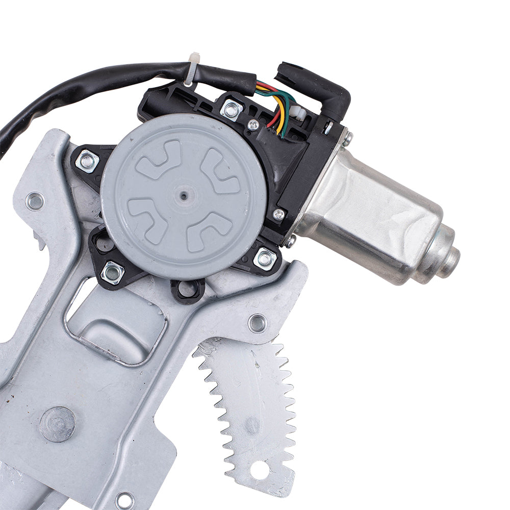 Passengers Front Power Window Lift Regulator w/ Motor 2 Pin Connector Assembly Compatible with 08-17 Lancer 5713A126