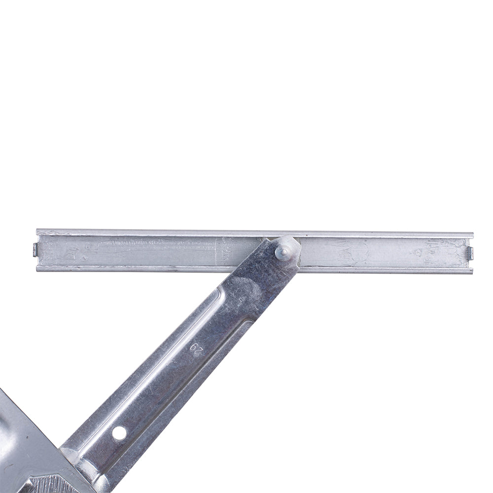 Passengers Front Power Window Lift Regulator w/ Motor 2 Pin Connector Assembly Compatible with 08-17 Lancer 5713A126