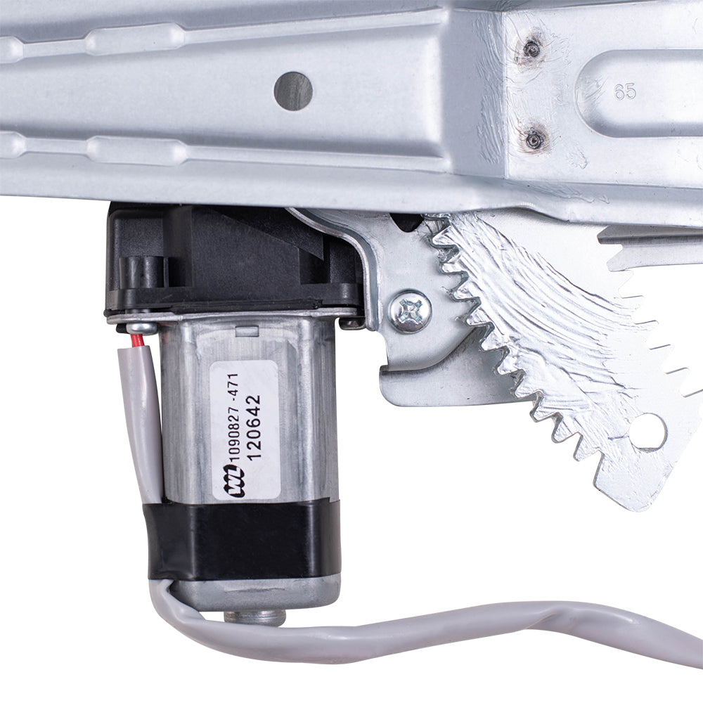 Mitsubishi Lancer & Evo Sportback Rear Drivers Power Window Regulator w/Motor
