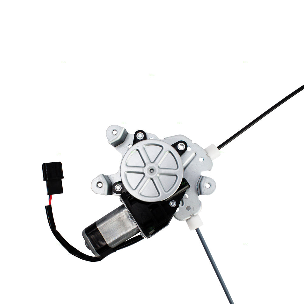 Pair Set Power Front Window Lift Regulators & Motors Assemblies Compatible with 03-06 Outlander MR573877 MR573878