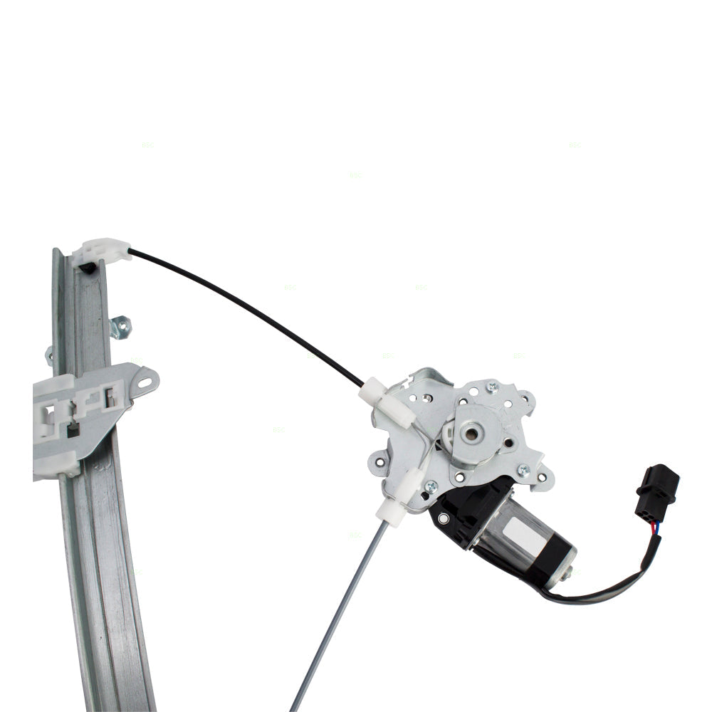 Pair Set Power Front Window Lift Regulators & Motors Assemblies Compatible with 03-06 Outlander MR573877 MR573878