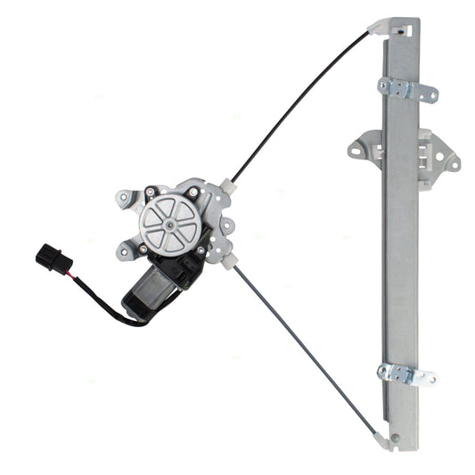 Drivers Power Front Window Lift Regulator & Motor Assembly Compatible with 03-06 Outlander MR573877 MR987069