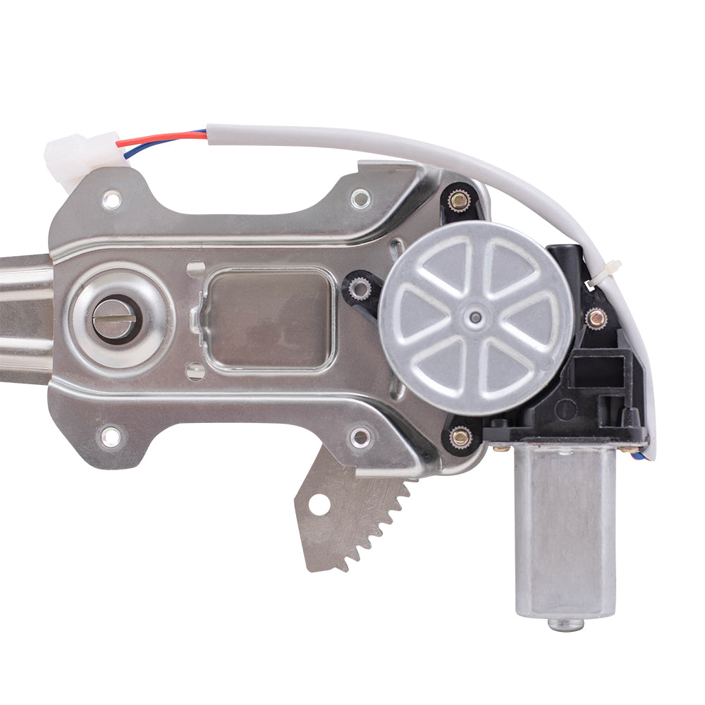 Rear Driver and Passenger Power Window Regulators w/ Motor Compatible with 00-04 Outback Legacy 03-06 Baja