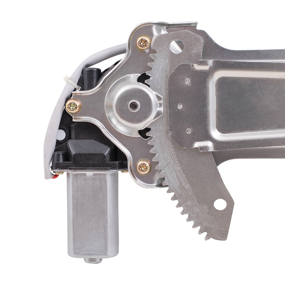 Rear Driver and Passenger Power Window Regulators w/ Motor Compatible with 00-04 Outback Legacy 03-06 Baja