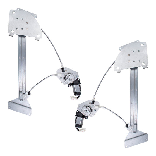 Driver and Passenger Side Power Window Regulators w/Motor Compatible with 2003-2008 Tiburon