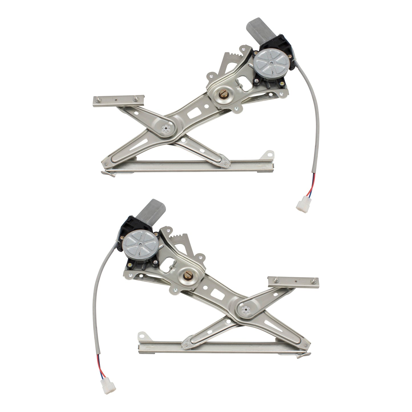 Pair Set Rear Power Window Lift Regulators & Motors Assemblies Compatible with 05-09 Legacy Outback 62222AG01A 62222AG00A