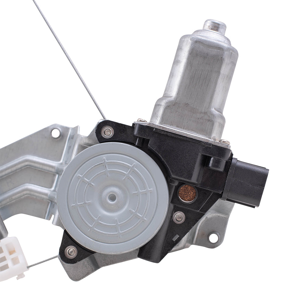 Front Driver Left and Passenger Right Power Window Regulator Set with Motor and 6 Pin Connector Compatible with 2014-2018 Subaru Forester