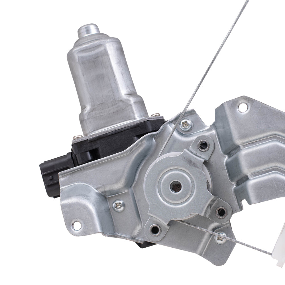 Front Passenger Side Power Window Regulator with Motor and 6 Pin Connector Compatible with 2017-2018 Forester