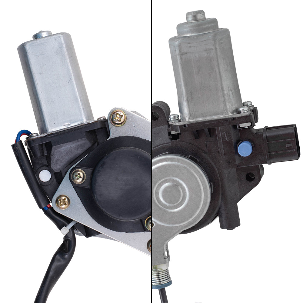 Front Driver and Passenger Power Window Regulators with Motor Compatible with 2010-2014 Subaru Legacy EXCEPT 2.5i/2.5i Limited