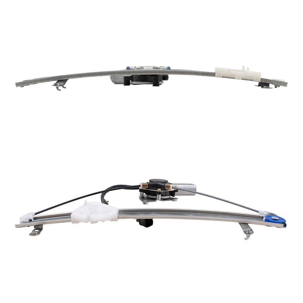 Front Driver and Passenger Power Window Regulators with Motor Compatible with 2010-2014 Subaru Legacy EXCEPT 2.5i/2.5i Limited