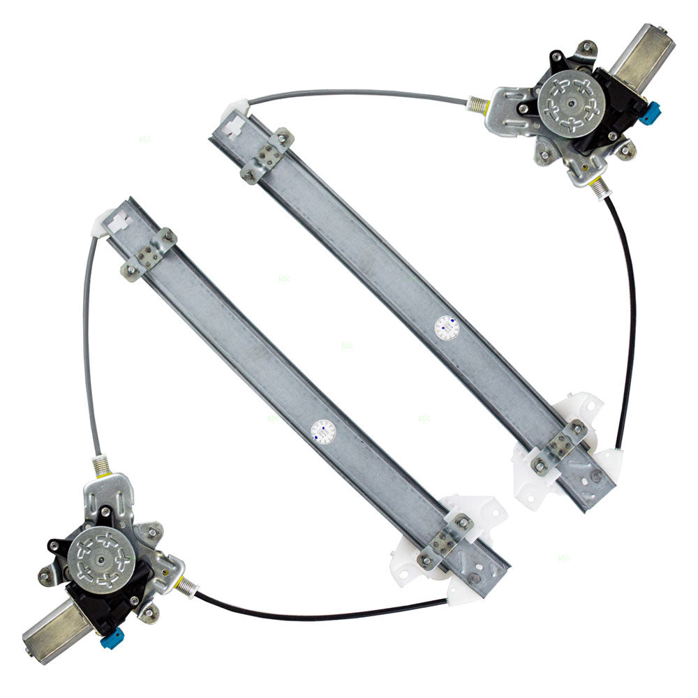 Driver and Passenger Front Power Window Lift Regulators & Motors Assemblies Compatible with 96-00 Elantra 8240329012 8240429012