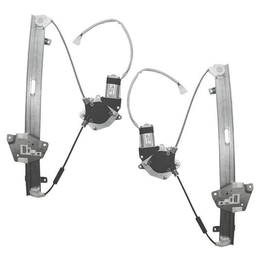 99-03 Mitsubishi Galant Set of Front Power Window Lift Regulators with Motors