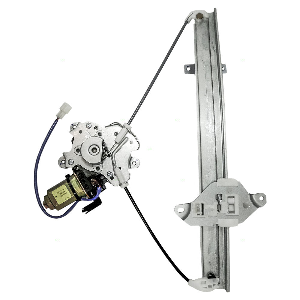 02 03 Mitsubishi Lancer Drivers Rear Power Window Lift Regulator with Motor