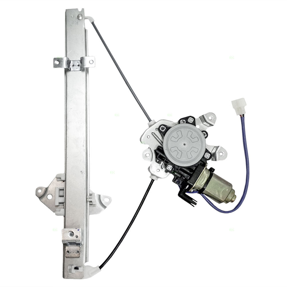 02 03 Mitsubishi Lancer Drivers Rear Power Window Lift Regulator with Motor