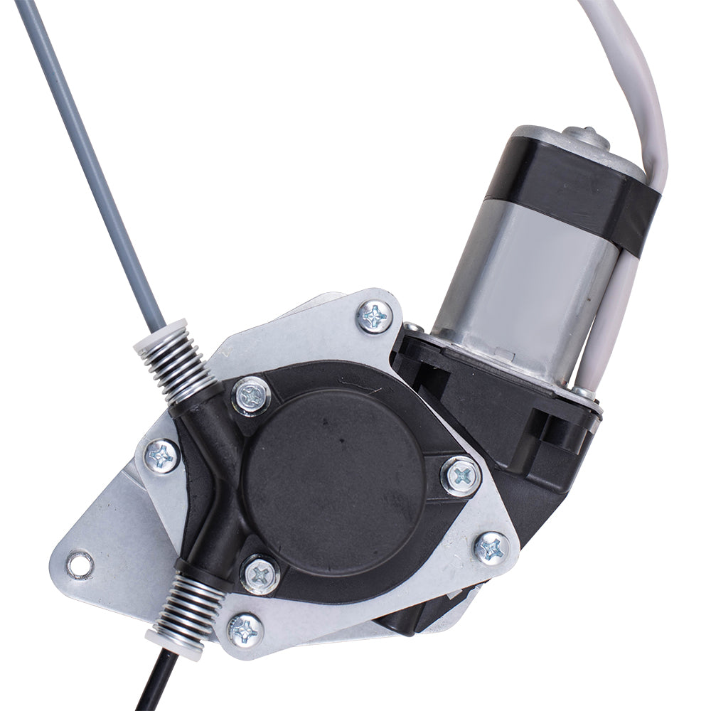 Pair Set Rear Power Window Lift Regulators & Motors Assemblies Compatible with 98-04 Passport Rodeo IZ1550102 IZ1551102