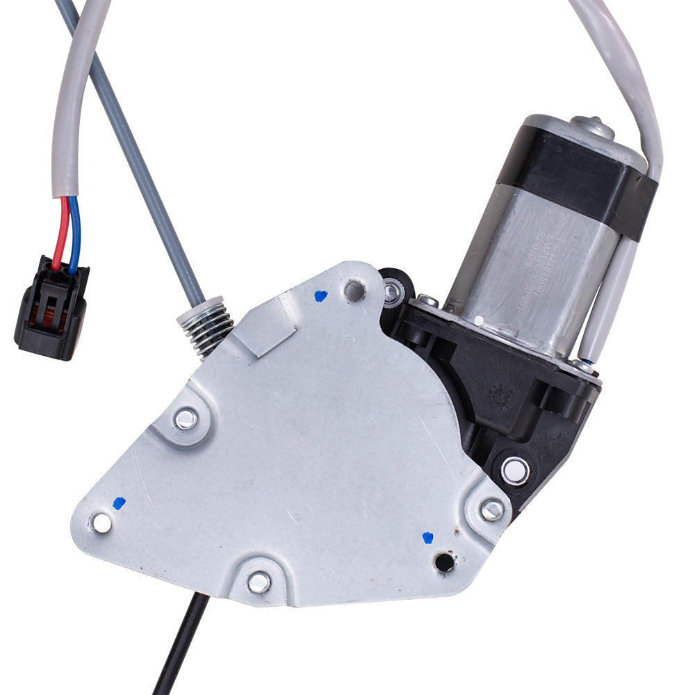 Fits Honda Passport Isuzu Rodeo Rear Drivers Power Window Regulator & Motor