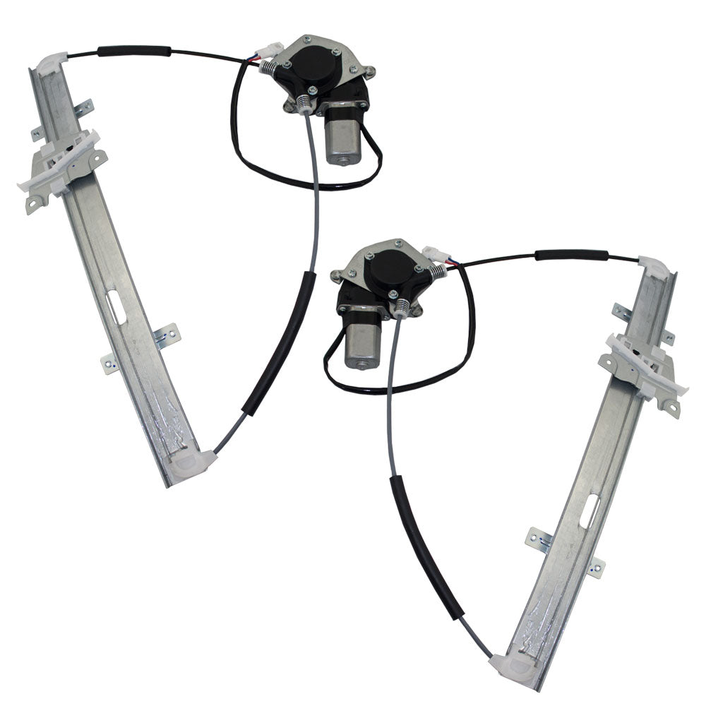Driver and Passenger Front Power Window Lift Regulators & Motors Assemblies Compatible with 99-05 SUV 8340265D10 8340165D10
