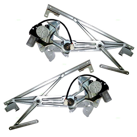 Driver and Passenger Power Window Lift Regulators & Motors Assemblies Compatible with 95-99 Eclipse MR264239 MR264240