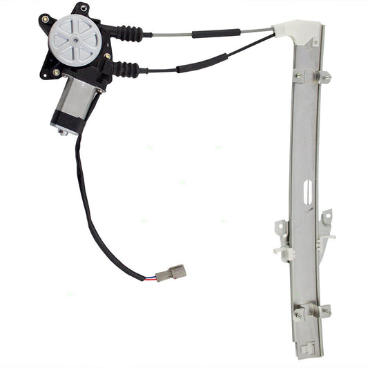 Passengers Front Power Window Lift Regulator with Motor Assembly Compatible with 01-05 Rio 0K30C58560B