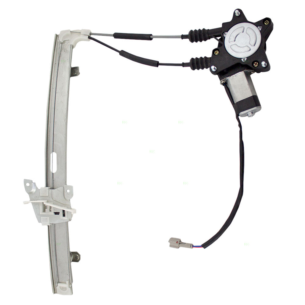 Passengers Front Power Window Lift Regulator with Motor Assembly Compatible with 01-05 Rio 0K30C58560B