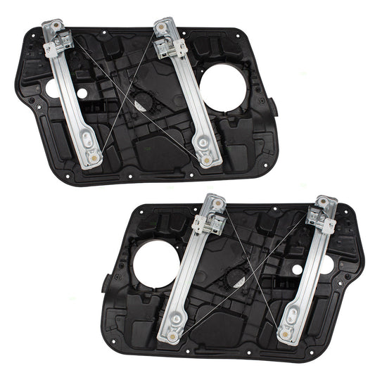 Pair Set Front Power Window Regulator Modules Compatible with 11-14 Sonata 824713Q001 824813Q001