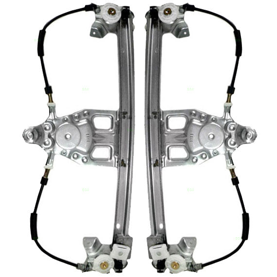 Driver and Passenger Rear Power Window Lift Regulators Compatible with 94-99 S-Class 1407301146 1407301246