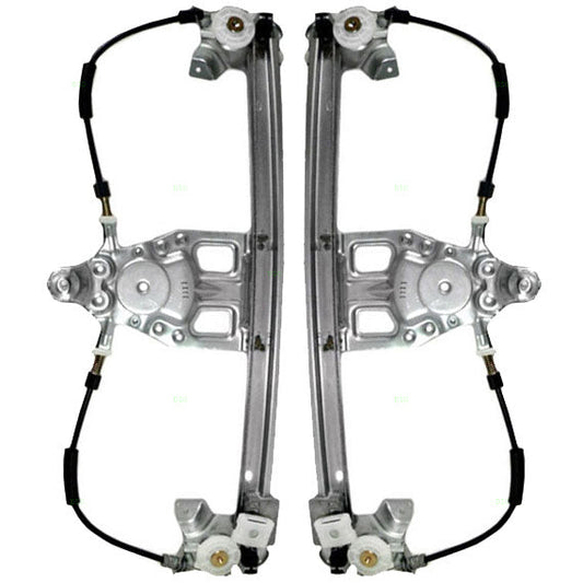 Driver and Passenger Rear Power Window Lift Regulators Compatible with 94-99 S-Class 1407301146 1407301246