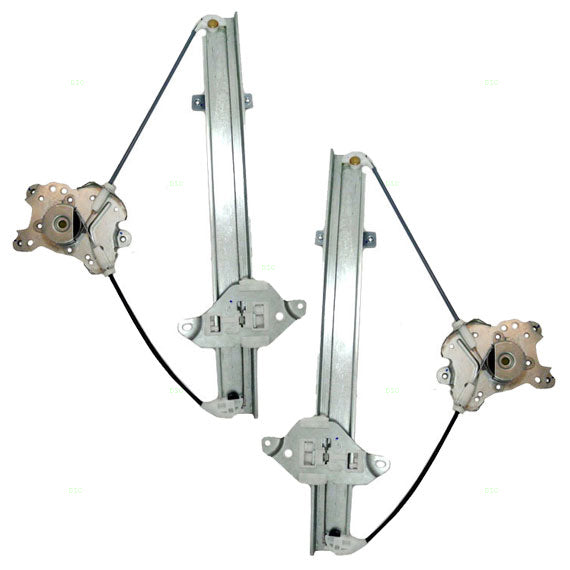 Driver and Passenger Rear Power Window Lift Regulators Compatible with 02-07 Lancer MR991337 MR991330