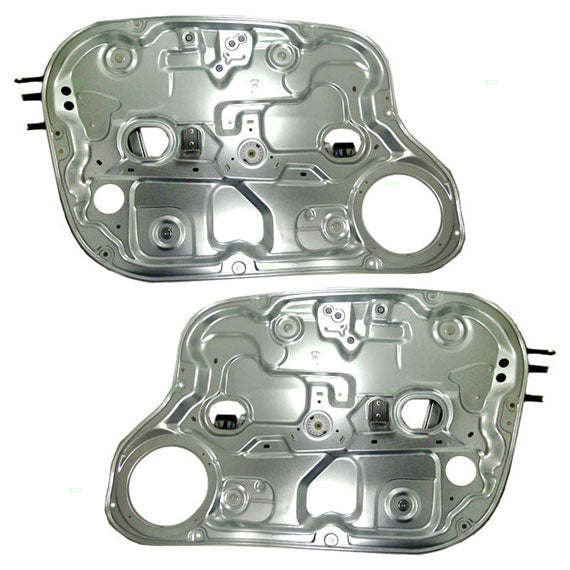 Driver and Passenger Front Power Window Lift Regulators w/ Door Panels Compatible with 07-09 Elantra 82471-2H000 82481-2H000